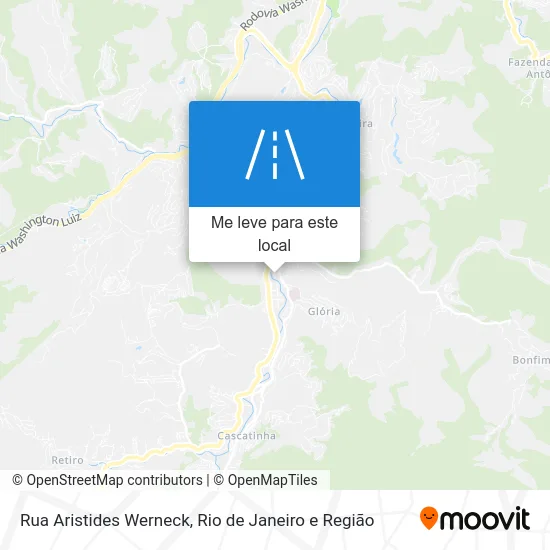 Rua Aristides Werneck mapa