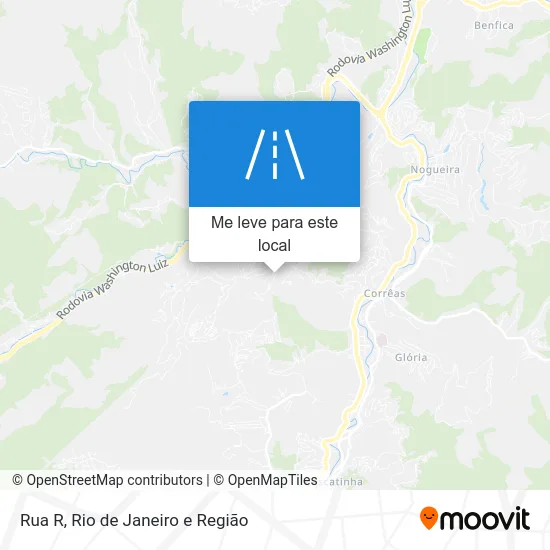 Rua R mapa