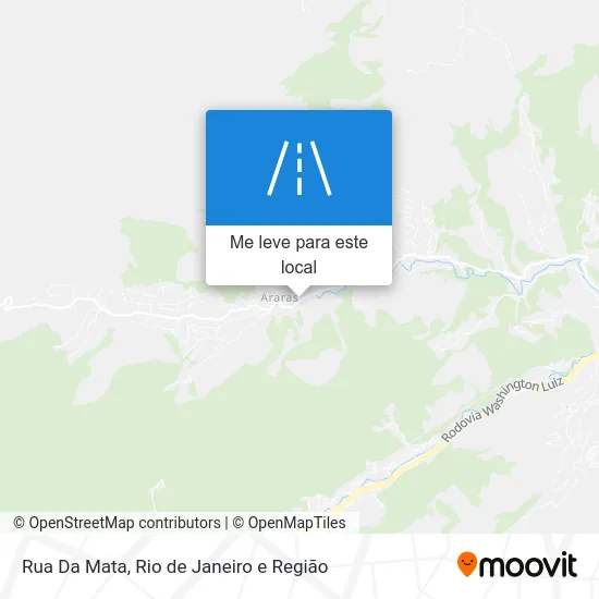 Rua Da Mata mapa