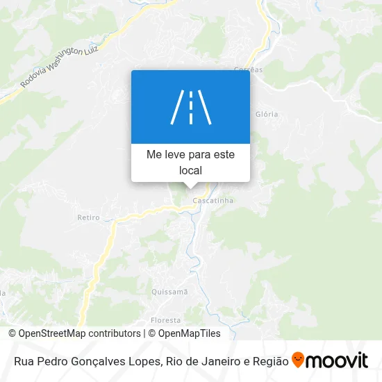 Rua Pedro Gonçalves Lopes mapa