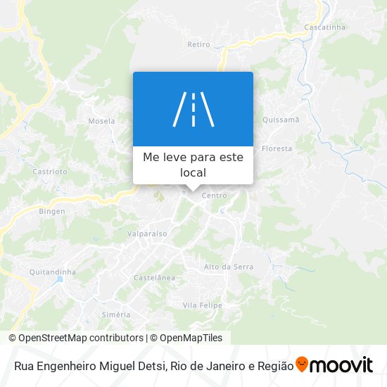 Rua Engenheiro Miguel Detsi mapa