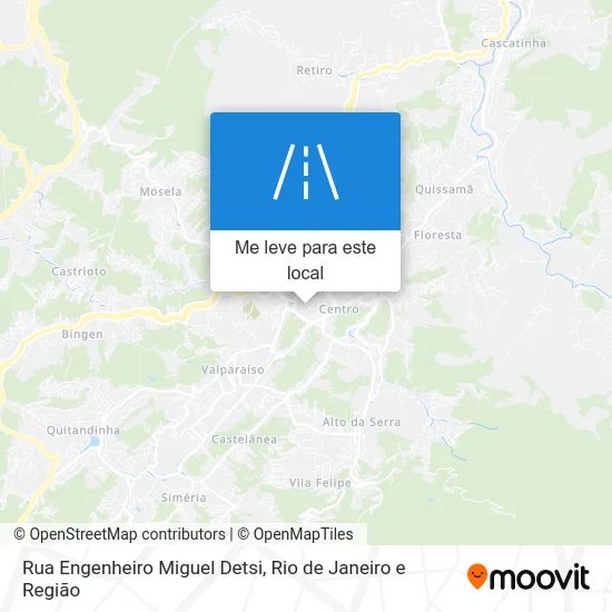 Rua Engenheiro Miguel Detsi mapa