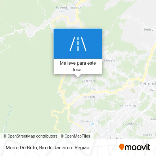 Morro Do Brito mapa