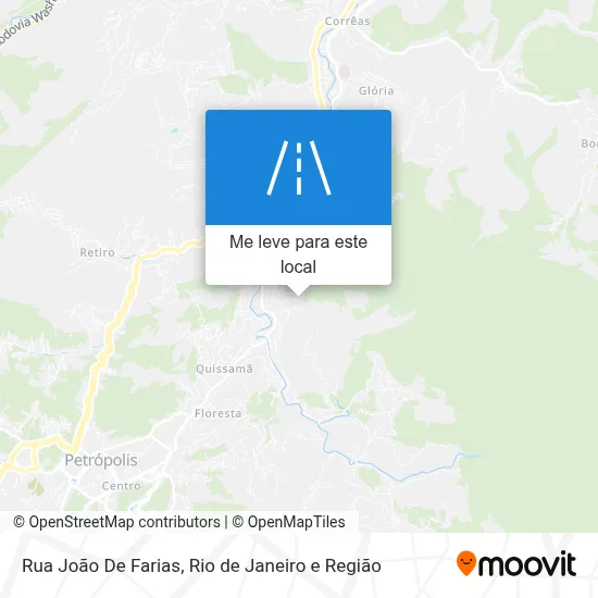 Rua João De Farias mapa