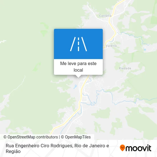 Rua Engenheiro Ciro Rodrigues mapa