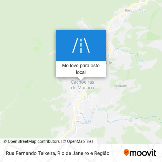 Rua Fernando Teixeira mapa