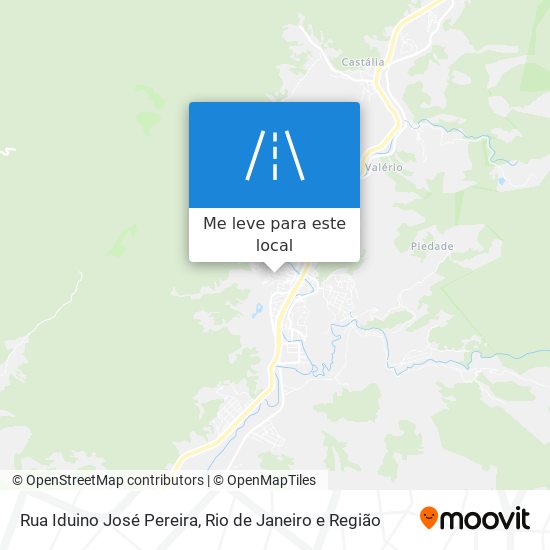 Rua Iduino José Pereira mapa