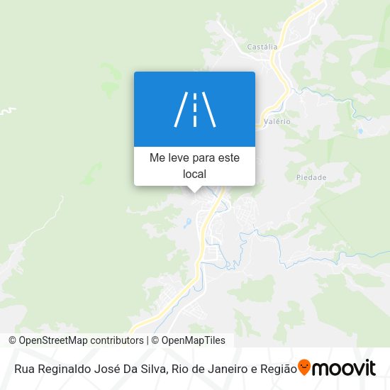 Rua Reginaldo José Da Silva mapa