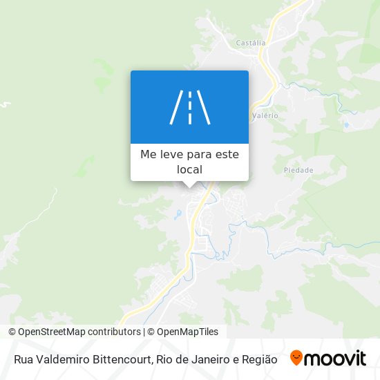 Rua Valdemiro Bittencourt mapa