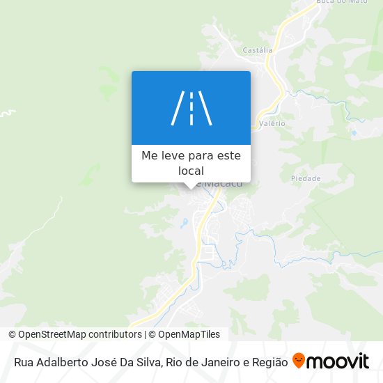 Rua Adalberto José Da Silva mapa