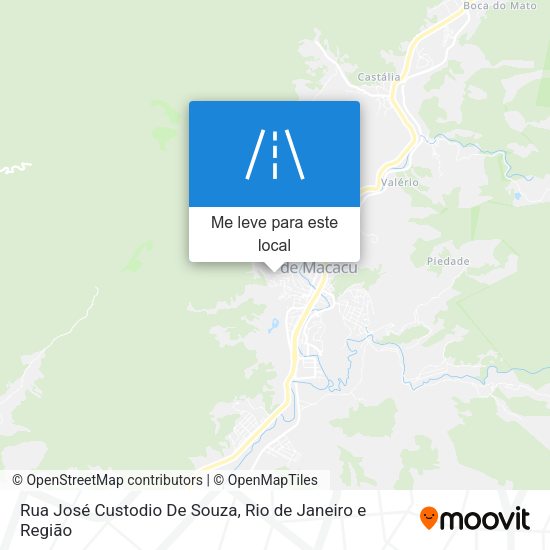 Rua José Custodio De Souza mapa