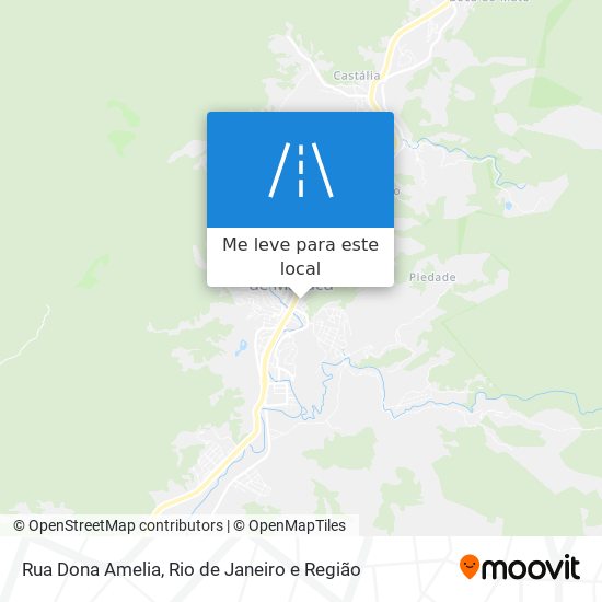 Rua Dona Amelia mapa