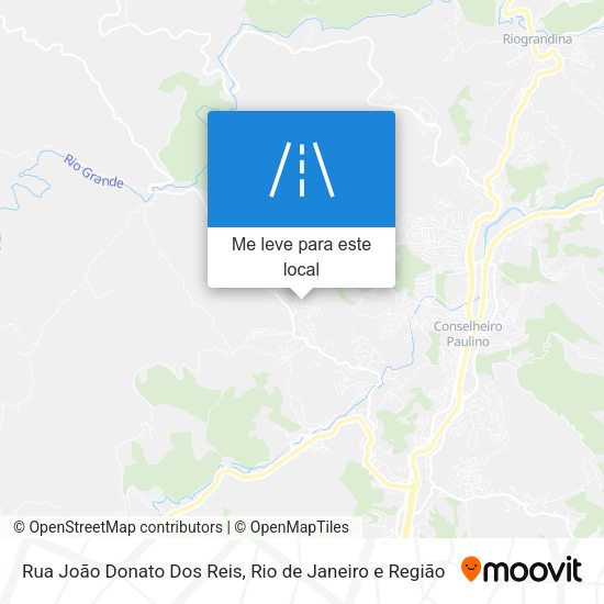 Rua João Donato Dos Reis mapa