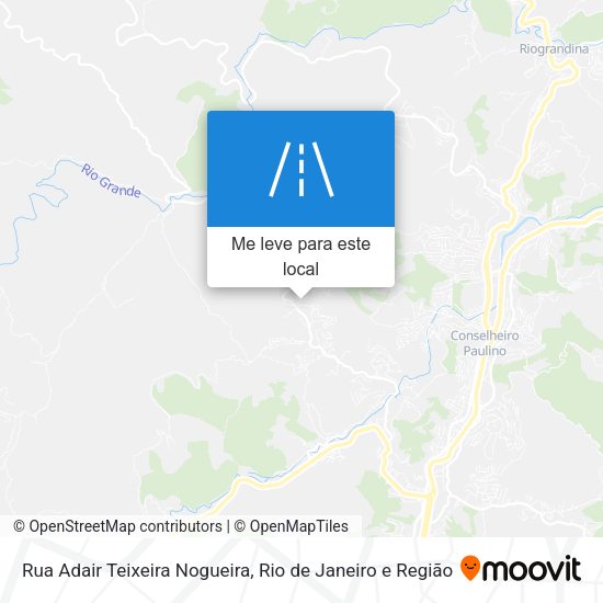 Rua Adair Teixeira Nogueira mapa