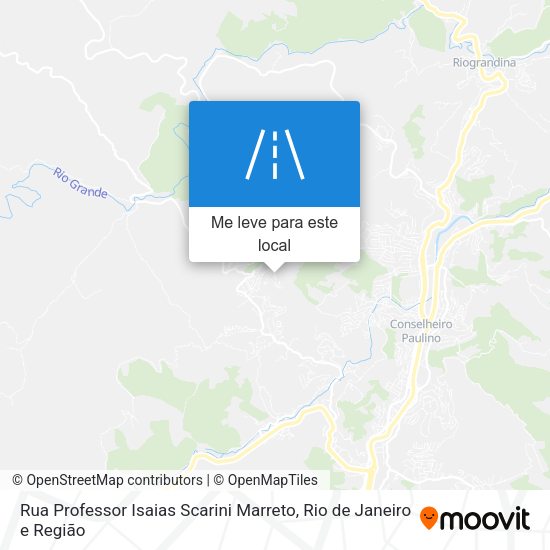 Rua Professor Isaias Scarini Marreto mapa