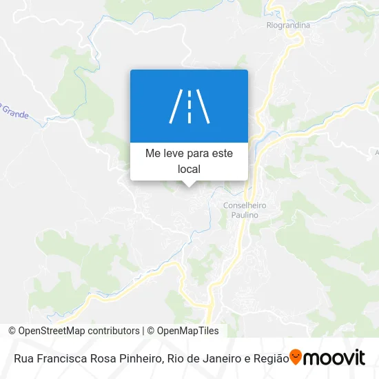 Rua Francisca Rosa Pinheiro mapa