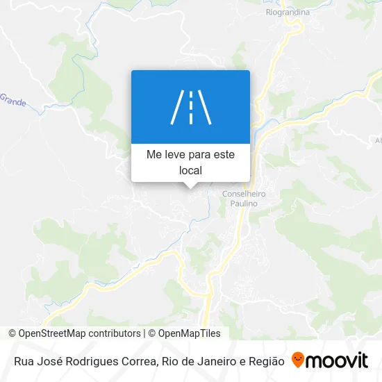 Rua José Rodrigues Correa mapa