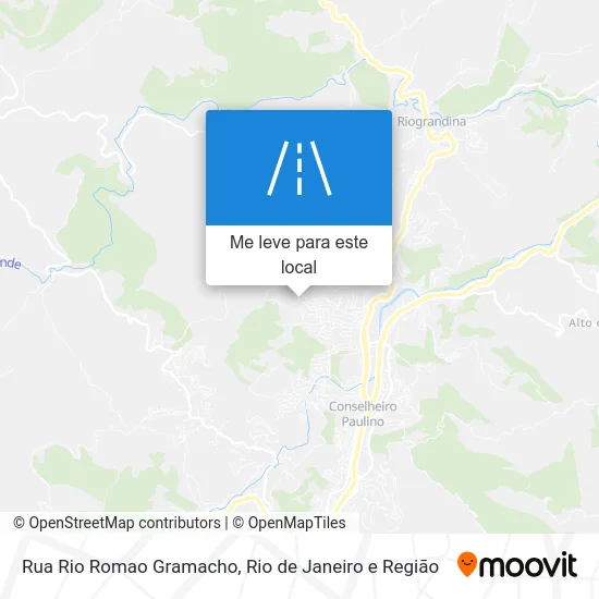 Rua Rio Romao Gramacho mapa