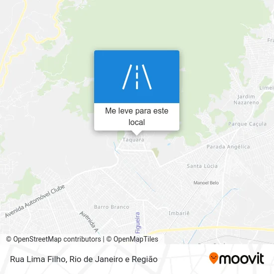 Rua Lima Filho mapa