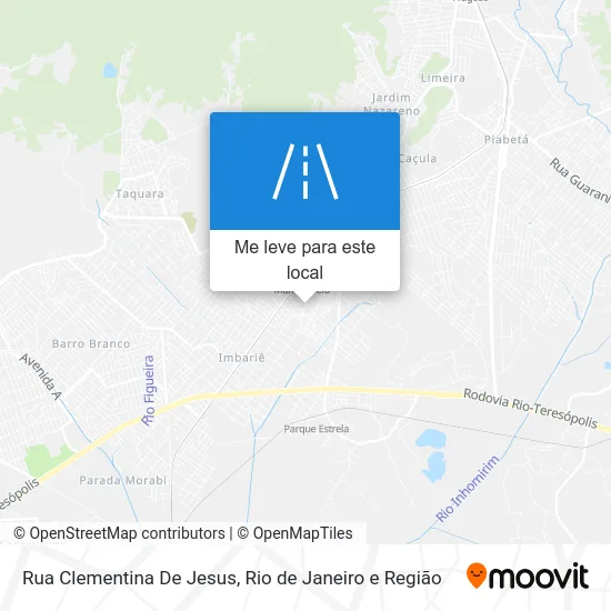Rua Clementina De Jesus mapa
