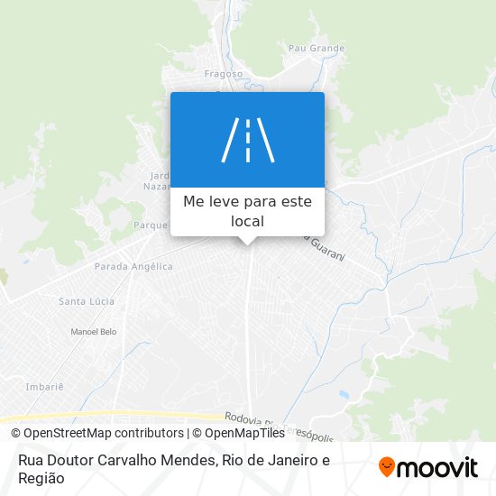 Rua Doutor Carvalho Mendes mapa