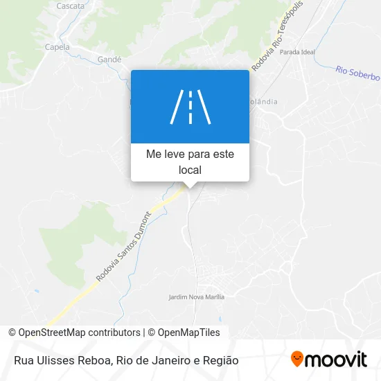 Rua Ulisses Reboa mapa
