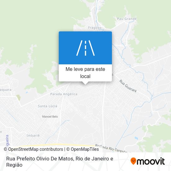 Rua Prefeito Olivio De Matos mapa