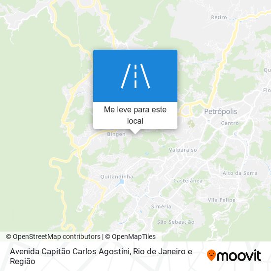 Avenida Capitão Carlos Agostini mapa