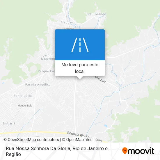 Rua Nossa Senhora Da Gloria mapa