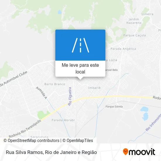 Rua Silva Ramos mapa