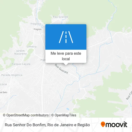 Rua Senhor Do Bonfim mapa