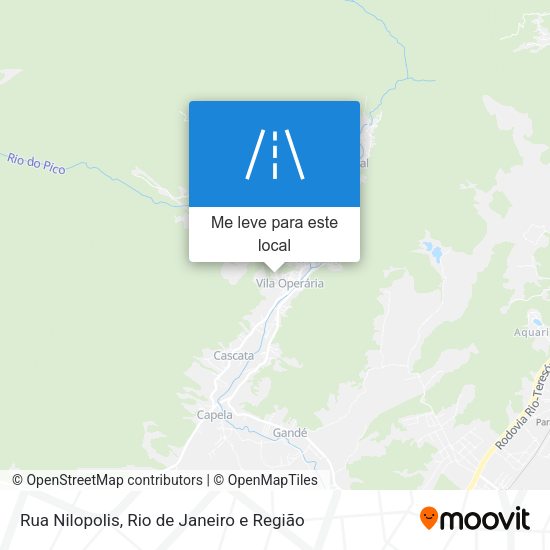 Rua Nilopolis mapa