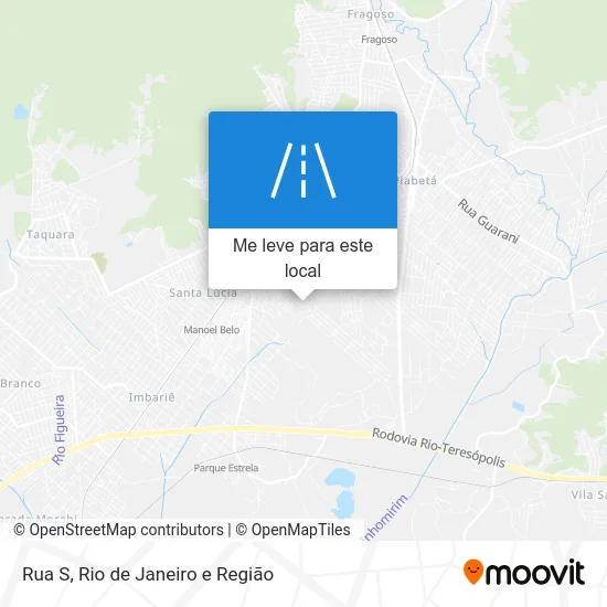 Rua S mapa