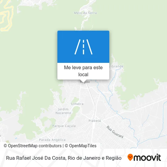 Rua Rafael José Da Costa mapa