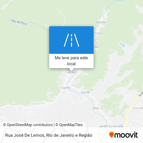 Rua José De Lemos mapa