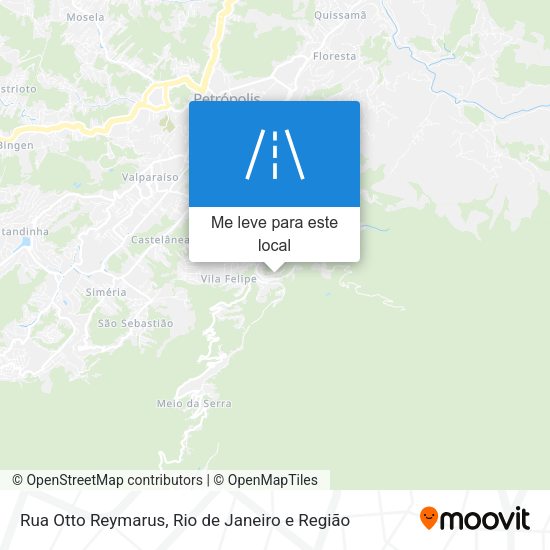 Rua Otto Reymarus mapa