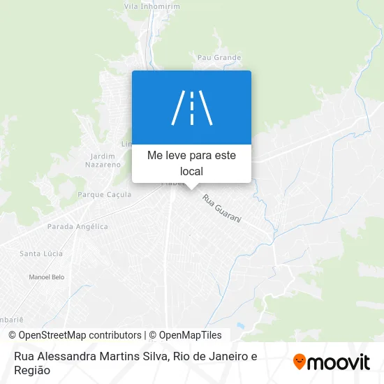 Rua Alessandra Martins Silva mapa