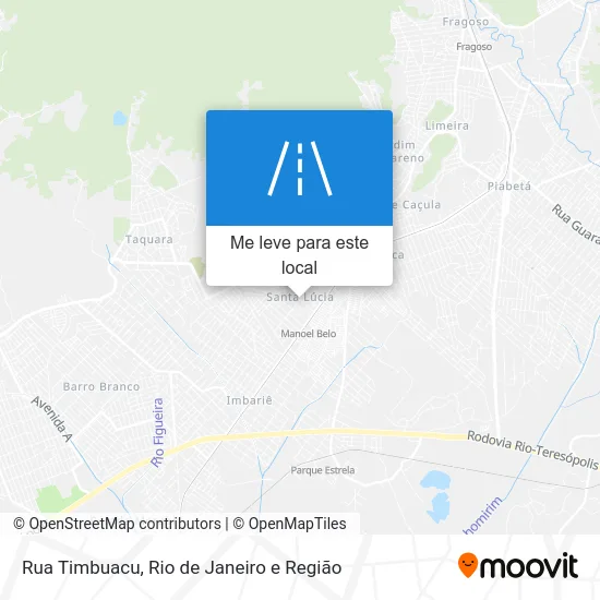 Rua Timbuacu mapa