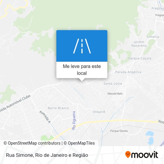 Rua Simone mapa