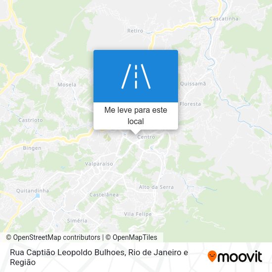 Rua Captião Leopoldo Bulhoes mapa