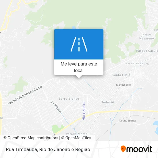 Rua Timbauba mapa