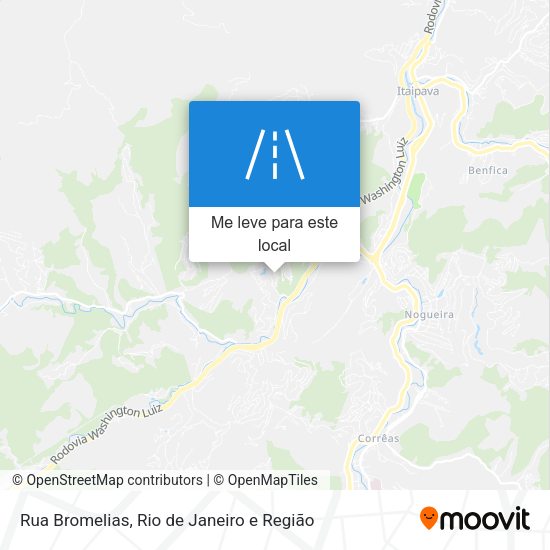 Rua Bromelias mapa