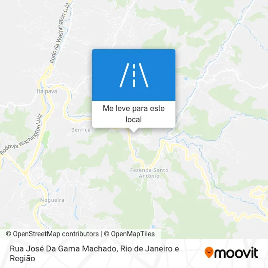 Rua José Da Gama Machado mapa
