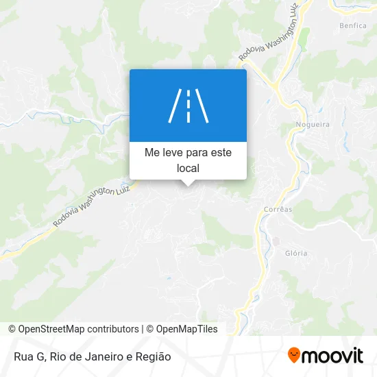 Rua G mapa