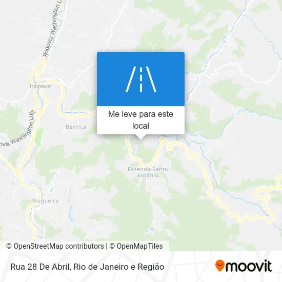Rua 28 De Abril mapa