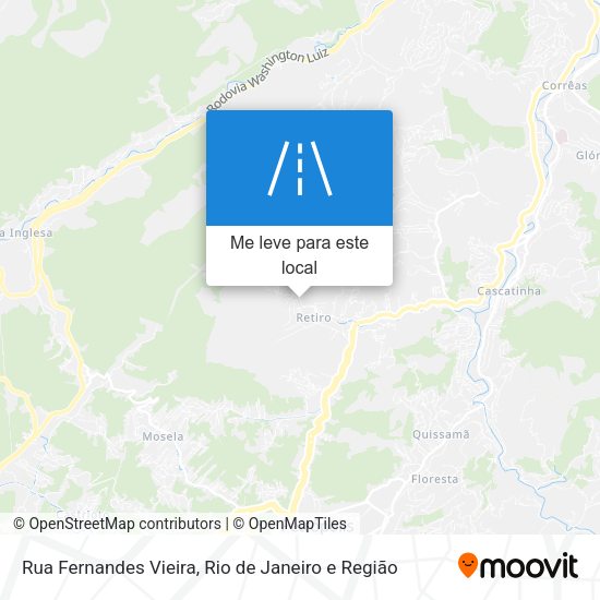 Rua Fernandes Vieira mapa
