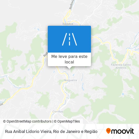 Rua Anibal Lidorio Vieira mapa