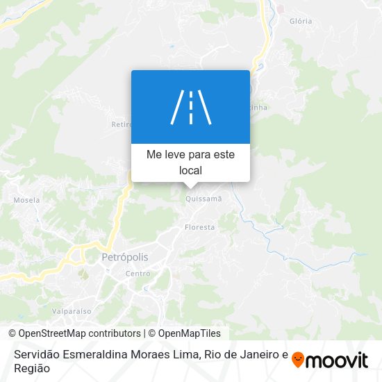 Servidão Esmeraldina Moraes Lima mapa