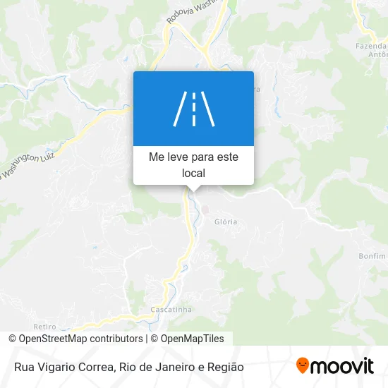 Rua Vigario Correa mapa
