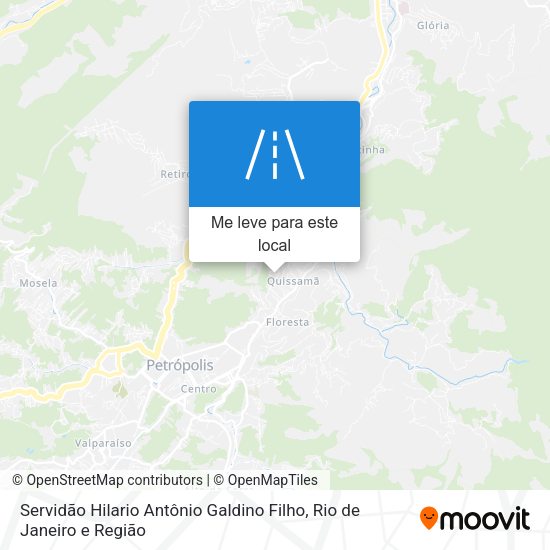 Servidão Hilario Antônio Galdino Filho mapa